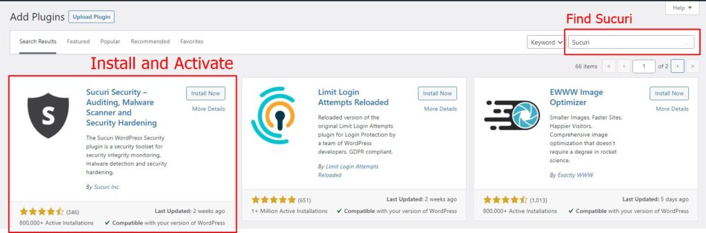 How to secure WordPress website using sucuri plugin