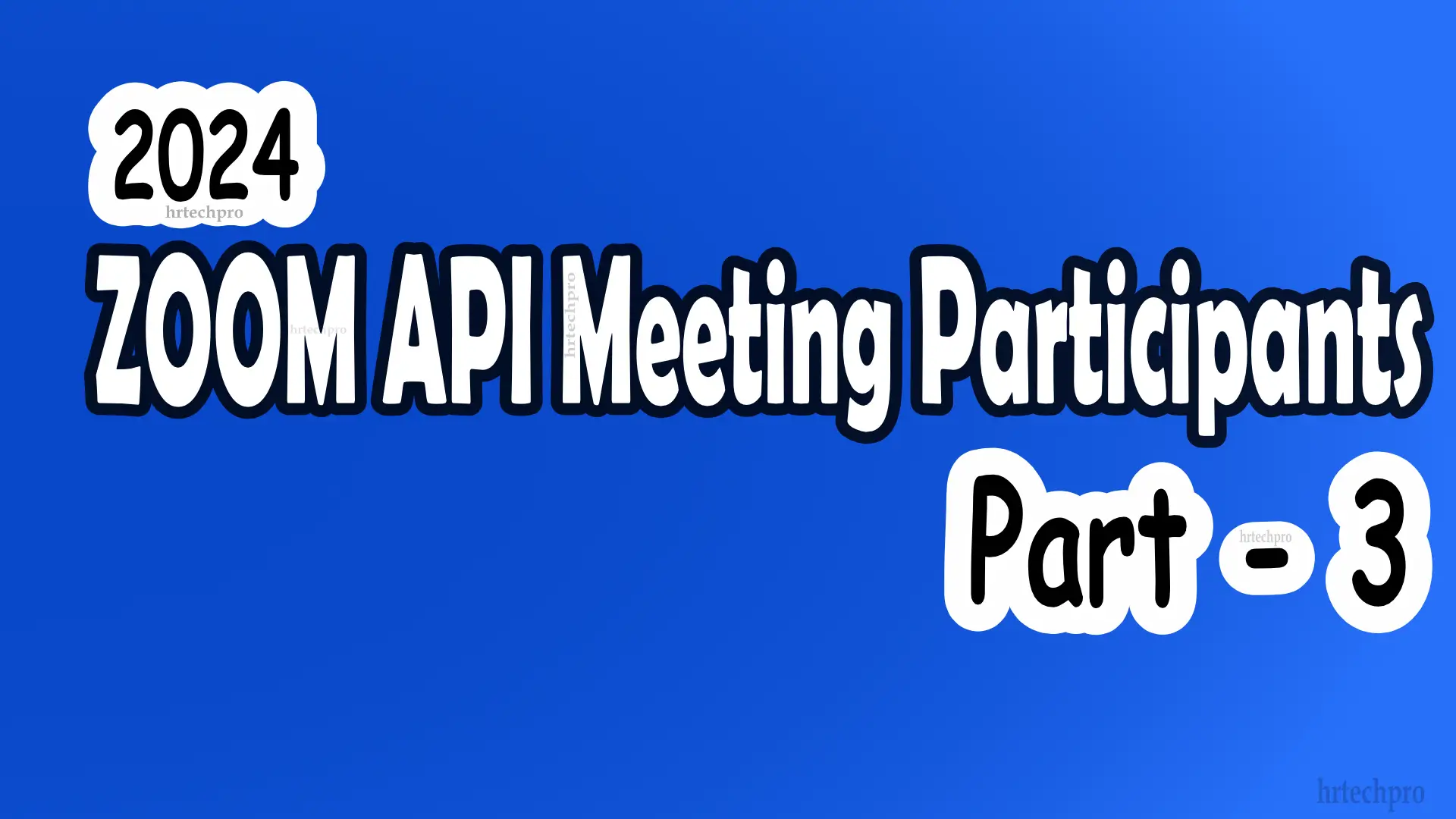 How to Get Zoom API Meeting Participants