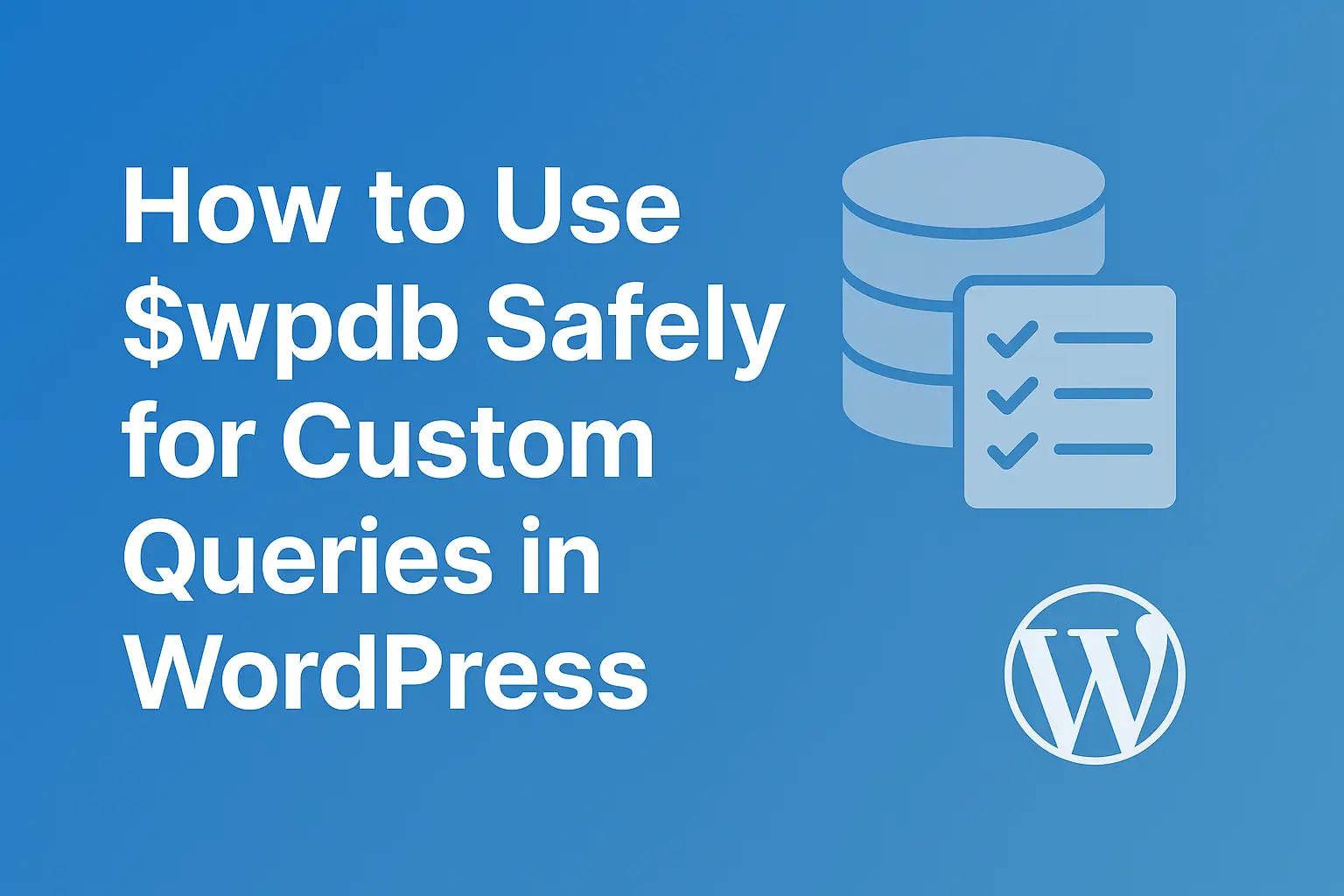 What-is-wpdb-in-WordPress